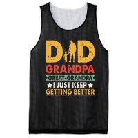 Funny Great Grandpa for Fathers Day Mesh Reversible Basketball Jersey Tank