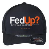 Fedup Give God Control Flexfit Unipanel Trucker Cap