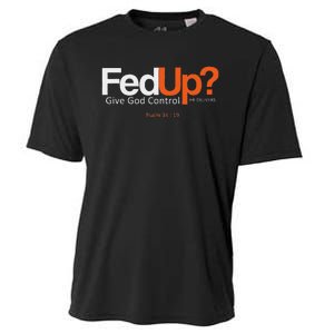 Fedup Give God Control Cooling Performance Crew T-Shirt