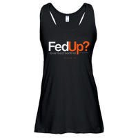 Fedup Give God Control Ladies Essential Flowy Tank