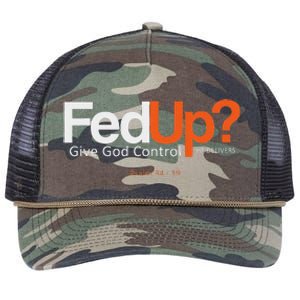 Fedup Give God Control Retro Rope Trucker Hat Cap