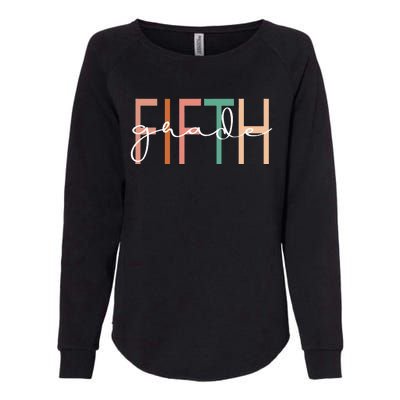 Fifth Grade Girls Teacher Team 5th Grade Squad Womens California Wash Sweatshirt