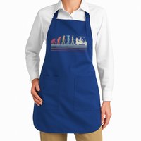 Funny Golf Gift Retro Style Evolution Of Man Apron