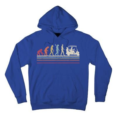 Funny Golf Gift Retro Style Evolution Of Man Tall Hoodie