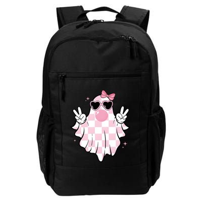 Funny Girly Ghost Blowing Halloween Backpack