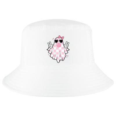 Funny Girly Ghost Blowing Halloween Cool Comfort Performance Bucket Hat