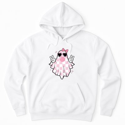 Funny Girly Ghost Blowing Halloween Hoodie