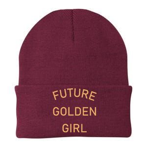 Future Golden Girl Knit Cap Winter Beanie