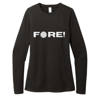 Fore Golf Gift Womens CVC Long Sleeve Shirt