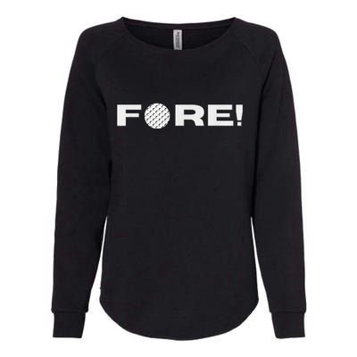 Fore Golf Gift Womens California Wash Sweatshirt