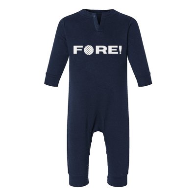 Fore Golf Gift Infant Fleece One Piece