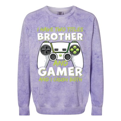 Funny Gaming Girl Gamer Video Game Colorblast Crewneck Sweatshirt