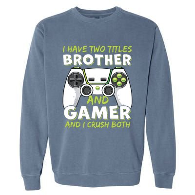 Funny Gaming Girl Gamer Video Game Garment-Dyed Sweatshirt