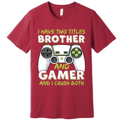 Funny Gaming Girl Gamer Video Game Premium T-Shirt