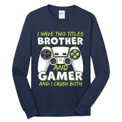 Funny Gaming Girl Gamer Video Game Tall Long Sleeve T-Shirt