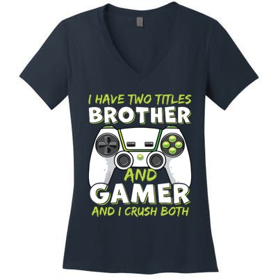 Funny Gaming Girl Gamer Video Game Women's V-Neck T-Shirt