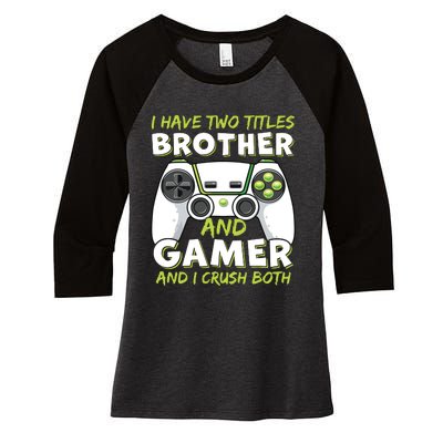 Funny Gaming Girl Gamer Video Game Women's Tri-Blend 3/4-Sleeve Raglan Shirt