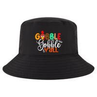 Funny Gobble Gobble Y'all Face Turkey Thanksgiving Cool Comfort Performance Bucket Hat