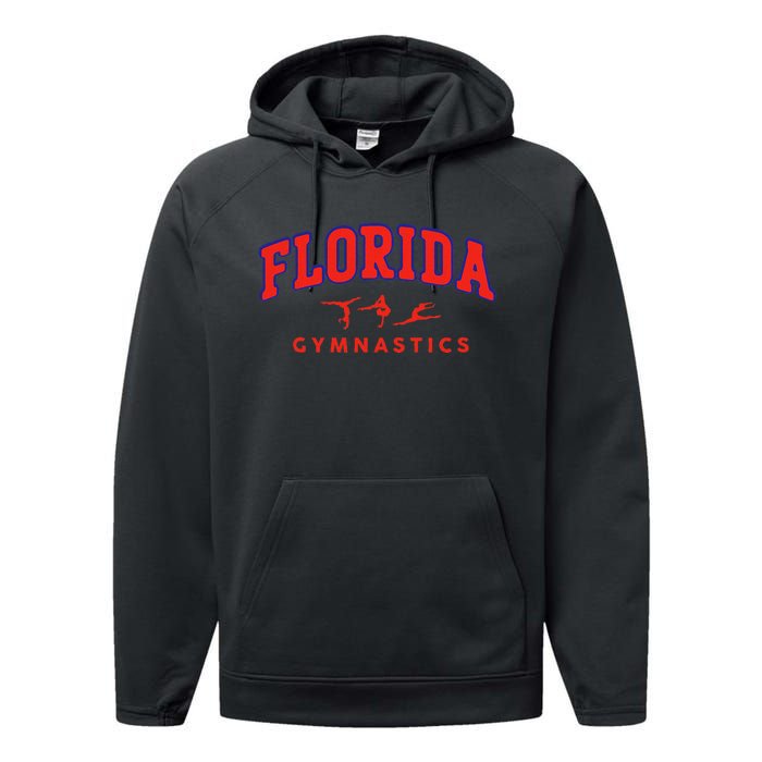 Florida Gymnastics Gymnasts Performance Fleece Hoodie