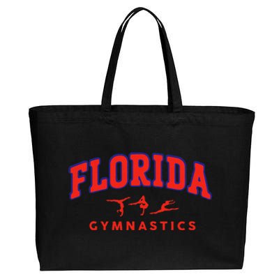 Florida Gymnastics Gymnasts Cotton Canvas Jumbo Tote