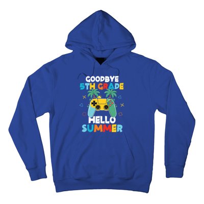 Fifth Grade Graduate Gamer Goodbye 5th Grade Hello Summer Gift Hoodie