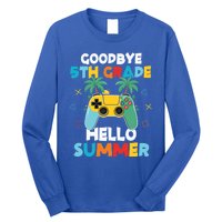 Fifth Grade Graduate Gamer Goodbye 5th Grade Hello Summer Gift Long Sleeve Shirt