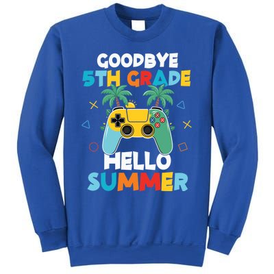 Fifth Grade Graduate Gamer Goodbye 5th Grade Hello Summer Gift Sweatshirt