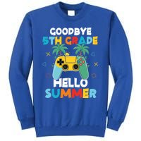 Fifth Grade Graduate Gamer Goodbye 5th Grade Hello Summer Gift Tall Sweatshirt