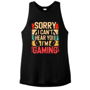 Funny Gamer Graphic For Teens Video Gaming Ladies PosiCharge Tri-Blend Wicking Tank