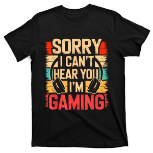 Funny Gamer Graphic For Teens Video Gaming T-Shirt