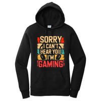 Funny Gamer Graphic For Teens Video Gaming Women's Pullover Hoodie