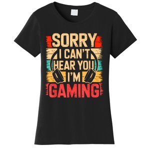 Funny Gamer Graphic For Teens Video Gaming Women's T-Shirt