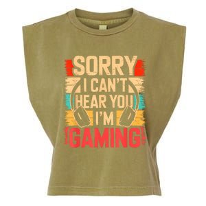 Funny Gamer Graphic For Teens Video Gaming Garment-Dyed Women's Muscle Tee