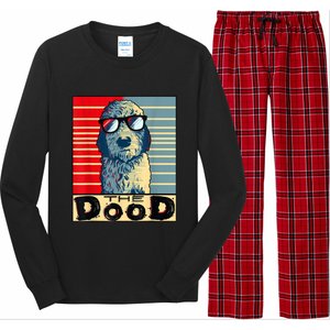 Funny Goldendoodle Gift Golden Doodle The Dood Long Sleeve Pajama Set