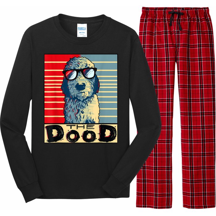 Funny Goldendoodle Gift Golden Doodle The Dood Long Sleeve Pajama Set