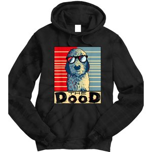 Funny Goldendoodle Gift Golden Doodle The Dood Tie Dye Hoodie