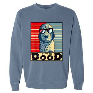 Funny Goldendoodle Gift Golden Doodle The Dood Garment-Dyed Sweatshirt