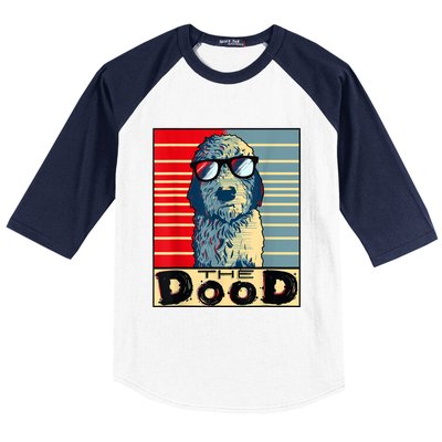 Funny Goldendoodle Gift Golden Doodle The Dood Baseball Sleeve Shirt