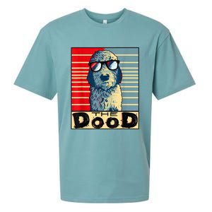 Funny Goldendoodle Gift Golden Doodle The Dood Sueded Cloud Jersey T-Shirt