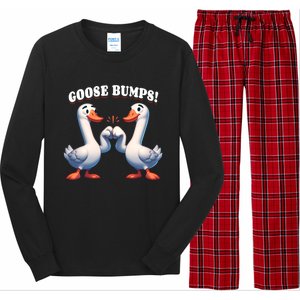 Funny Goose Goosebumps Silly Bumps Long Sleeve Pajama Set