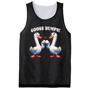 Funny Goose Goosebumps Silly Bumps Mesh Reversible Basketball Jersey Tank