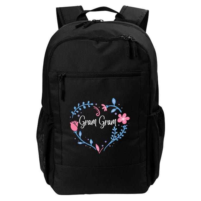 Flower Gram Gram Grandma Christmas Birthday Gift Backpack