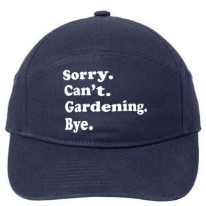 Funny Gardening Gift For Women Boy Or Girl 7-Panel Snapback Hat