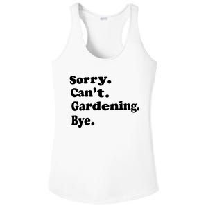 Funny Gardening Gift For Women Boy Or Girl Ladies PosiCharge Competitor Racerback Tank