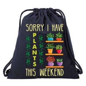 Funny Gardening Gift Succulent Gardener Mothers Day Plant Drawstring Bag