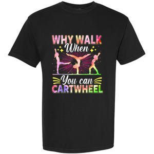 Funny Gymnastics Gymnast Gift For Girls Women Cool Cartwheel Garment-Dyed Heavyweight T-Shirt