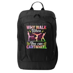 Funny Gymnastics Gymnast Gift For Girls Women Cool Cartwheel City Backpack