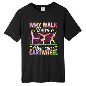 Funny Gymnastics Gymnast Gift For Girls Women Cool Cartwheel Tall Fusion ChromaSoft Performance T-Shirt