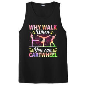 Funny Gymnastics Gymnast Gift For Girls Women Cool Cartwheel PosiCharge Competitor Tank