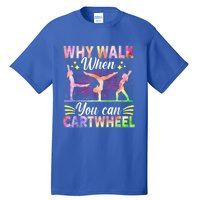 Funny Gymnastics Gymnast Gift For Girls Women Cool Cartwheel Tall T-Shirt